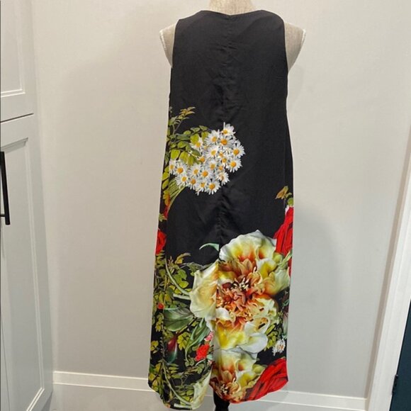 Floral Sheath Midi Dress for Weddings SMALL MEDIUM FIT - Picture 8 of 13